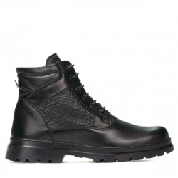 Botines para hombres 4119 negro combinado