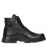 Botines para hombres 4119 negro combinado