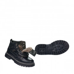 Botines para niños 3017 índigo+gris