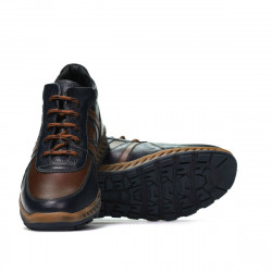 Botas para hombre 4120 índigo+marrón
