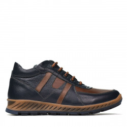 Botas para hombre 4120 índigo+marrón