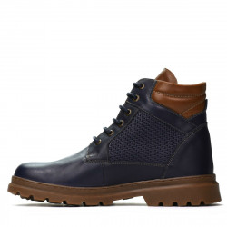 Botines para hombre 4119 índigo combinado