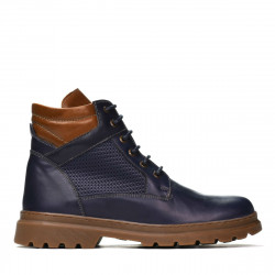 Botines para hombre 4119 índigo combinado