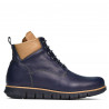 Botas hombre 4108 índigo+marrón