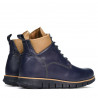 Botas hombre 4108 índigo+marrón