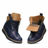 Botas hombre 4108 índigo+marrón