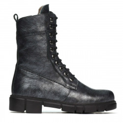 Botines de mujer 3337-1 gris nácar