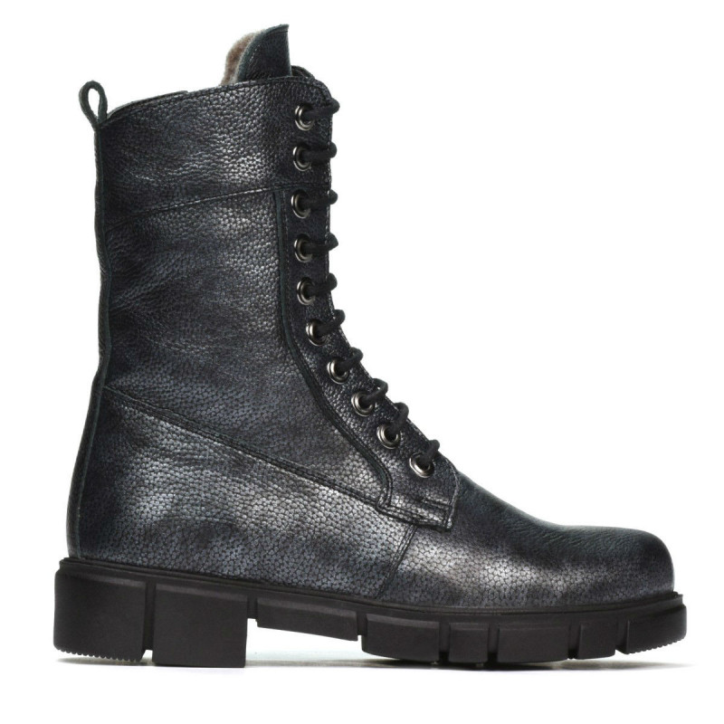 Botines de mujer 3337-1 gris nácar