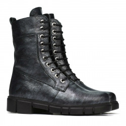 Botines de mujer 3337-1 gris nácar