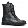 Botines de mujer 3337-1 gris nácar