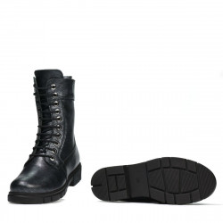 Botines de mujer 3337-1 gris nácar
