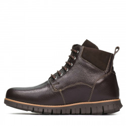 Botines hombre 4108 café+marrón