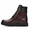 Botas mujer 3343 burdeos combinado