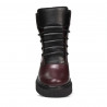 Botas mujer 3343 burdeos combinado