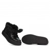 Botines mujer 3344 negro