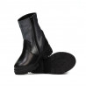 Botines para niños pequeños 103c negro+antracita