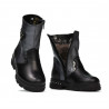 Botines para niños pequeños 103c negro+antracita