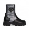 Botines para niños pequeños 103c negro+antracita