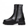 Botines para niños pequeños 103c negro+antracita