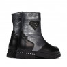 Botines para niños pequeños 103c negro+antracita