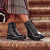 Botines de mujer 3343 negro