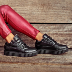 Botines mujer 3344 negro lifestyle