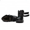 Botines adolescentes 4002 negro