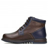 Botines para hombre 497 café+índigo