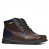 Botines para hombre 497 café+índigo