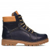 Botas para adolescentes 439-1 índigo+marrón