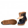 Botas para adolescentes 439-1 índigo+marrón