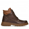 Botines para hombre 4119 café combinado