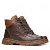 Botines para hombre 4119 café combinado