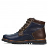 Botas hombre 497 índigo+marrón