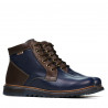 Botas hombre 497 índigo+marrón