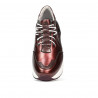 Zapatillas deportivas mujer 6019 burdeos nácar combinado