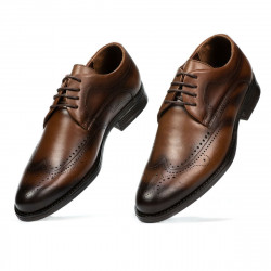 Zapatos elegantes para hombre 907 a marrón