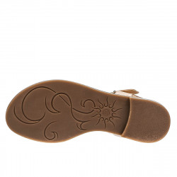 Sandalias mujer 5070 rojo+plomo