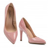 Zapatos elegantes de mujer 1276 charol rosa