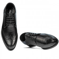 Zapatos elegantes hombre 908 negro