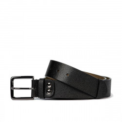 Cinturón hombre 41b negro prensado