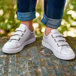 Zapatillas deportivas para hombre 893sc blanco velcro