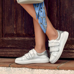 Zapatillas deportivas de mujer 6008sc blanco combinado lifestyle