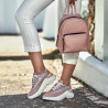 Zapatillas deportivas mujer 6015 polvo nácar combinado