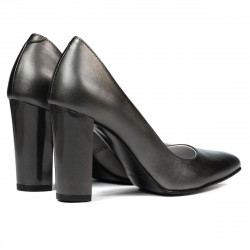 Zapatos elegantes de mujer 1261 gris nácar