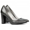 Zapatos elegantes de mujer 1261 gris nácar