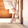 Zapatos elegantes para mujer 1246 charol beige nácar lifestyle