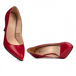 Zapatos elegantes de mujer 1276 rojo