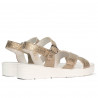 Sandalias para mujer 5049-1 pitón arena