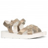 Sandalias para mujer 5049-1 pitón arena